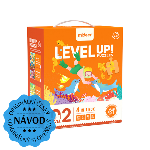 LEVEL UP! 02 - Dovolenka puzzle 4v1
