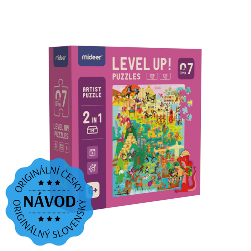 LEVEL UP! 07 - Umelecká séria puzzle 2v1